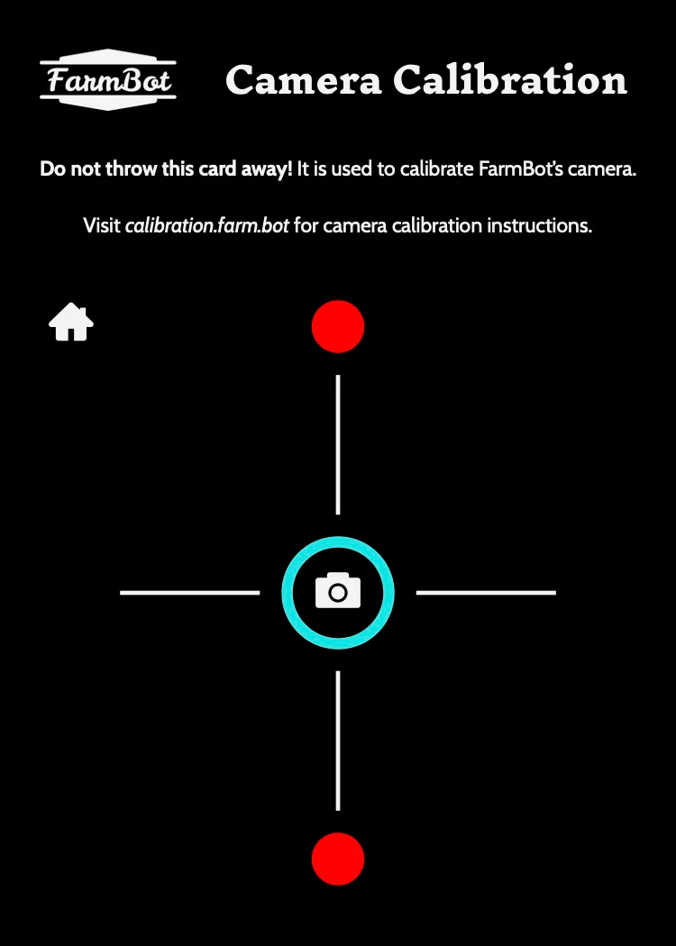 Camera Calibration Card